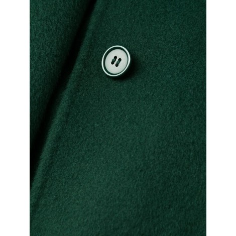 P.A.R.O.S.H. cappotto monopetto in lana verde scuro