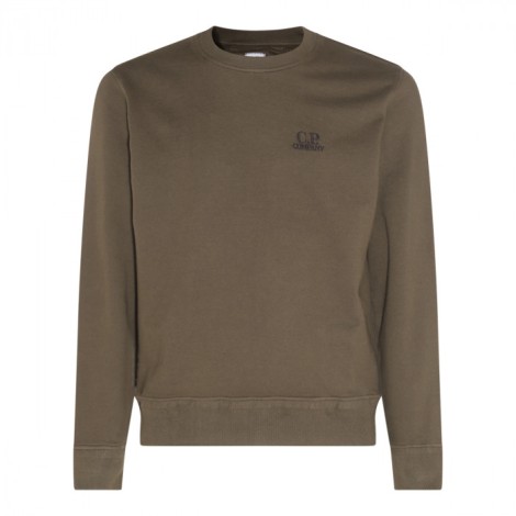 Cp Company - Military Green Cotton Sweatshirt