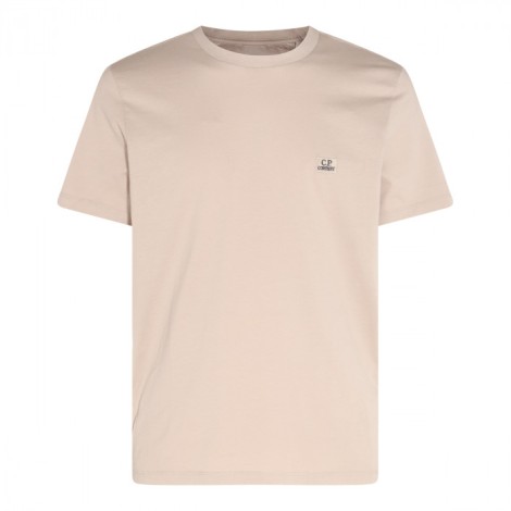 Cp Company - Beige Cotton T-shirt