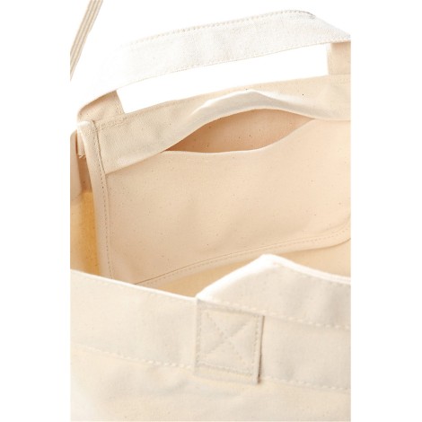ADJUSTABLE COTTON TOTE WEIMARANERBRNLARGELOGOPRT