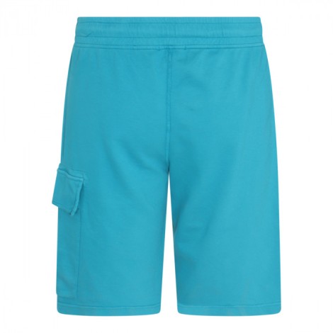 Cp Company - Turquoise Cotton Shorts