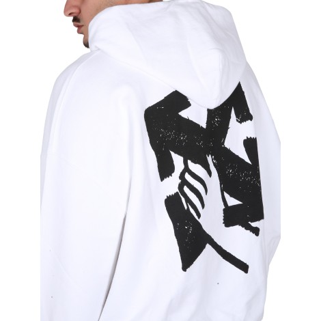 off-white hand arrow sweatshirt