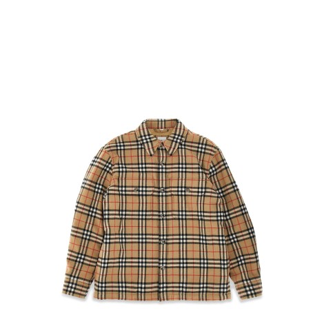 burberry jacket with check pattern