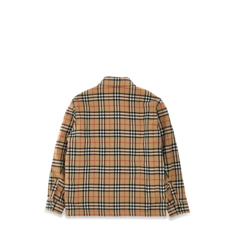 burberry jacket with check pattern
