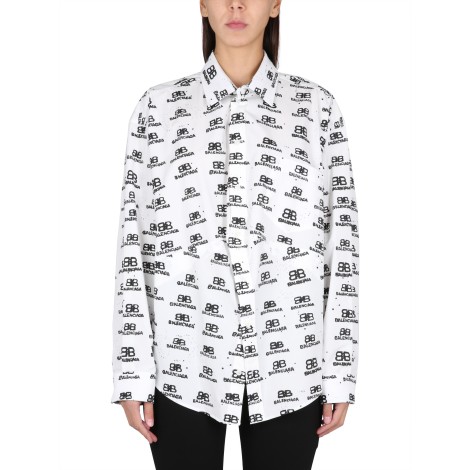 balenciaga shirt swing hand drawn bb icon