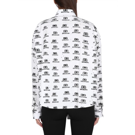 balenciaga shirt swing hand drawn bb icon