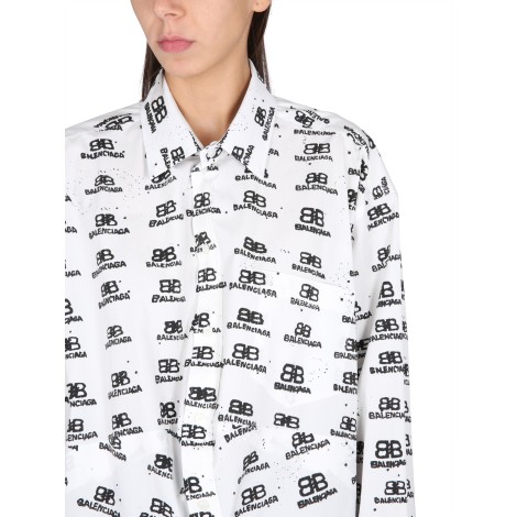 balenciaga shirt swing hand drawn bb icon