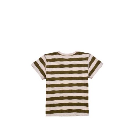 T-SHIRT IN COTONE GG A RIGHE