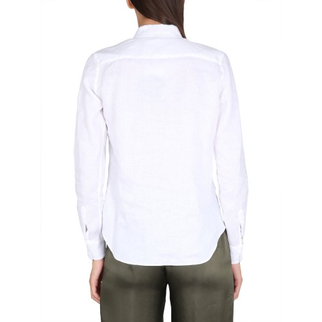 aspesi shirt dress with collar