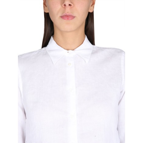 aspesi shirt dress with collar