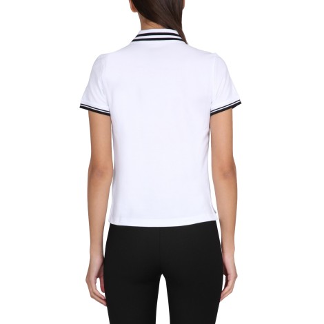 moncler polo with logo patch