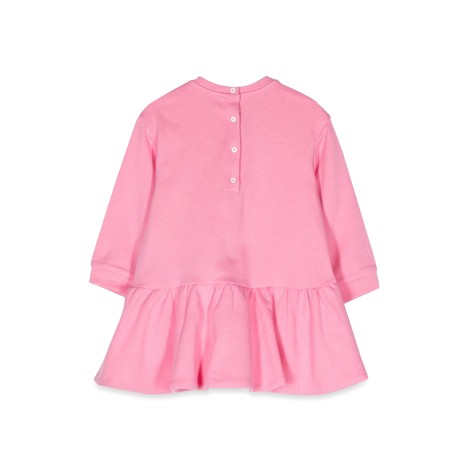 balmain ml sweatshirt logo dress