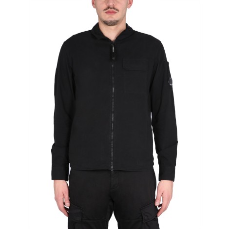 c.p. company gabardine shirt jacket