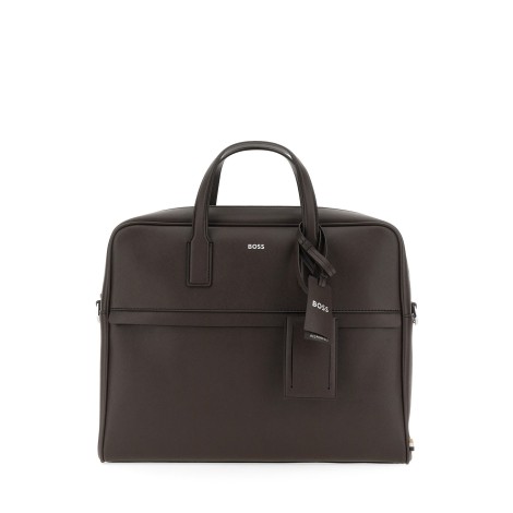 boss document bag with logo