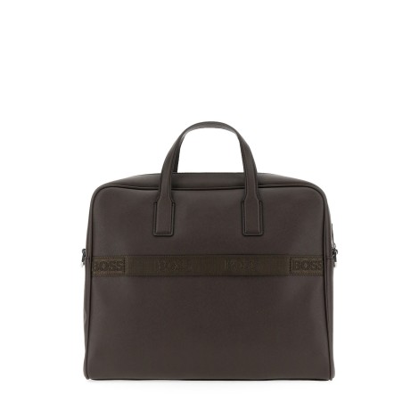 boss document bag with logo