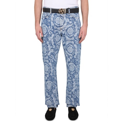 versace baroque silhouette jeans
