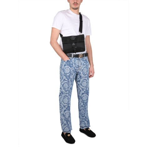 versace baroque silhouette jeans