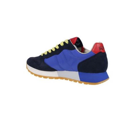 Sneakers di Sun68, da uomo, colore multicolor. Modello stringato con suola in gomma, caratterizzato da dettagli in nylon e camoscio di diversi colori. Dettaglio logo ricamato a contrasto. 