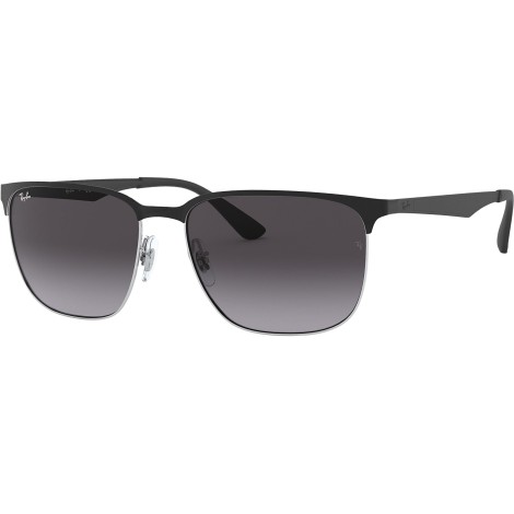 RB3569 90048G black on silver