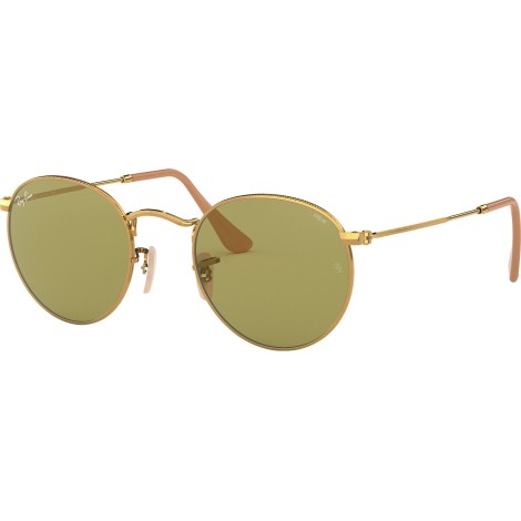 Round Washed Evolve RB3447 gold green