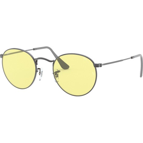 Round Solid Evolve RB3447 gunmetal yellow