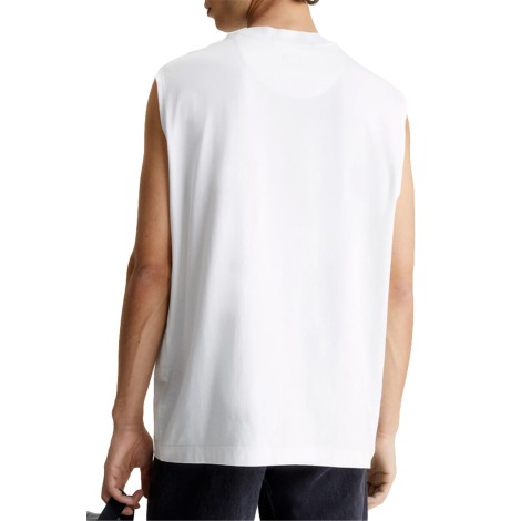 INSTITUTIONAL SLEEVELESS TANK BRIGHT WHITE