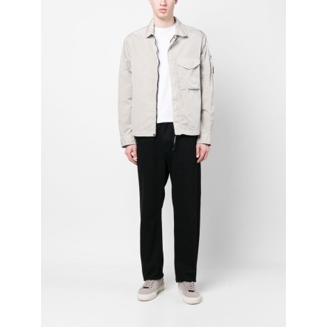 C.P. COMPANY Giubbotto-camicia grigio freddo in nylon