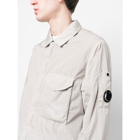 C.P. COMPANY Giubbotto-camicia grigio freddo in nylon
