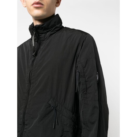 C.P. COMPANY giacca nera a collo alto con zip
