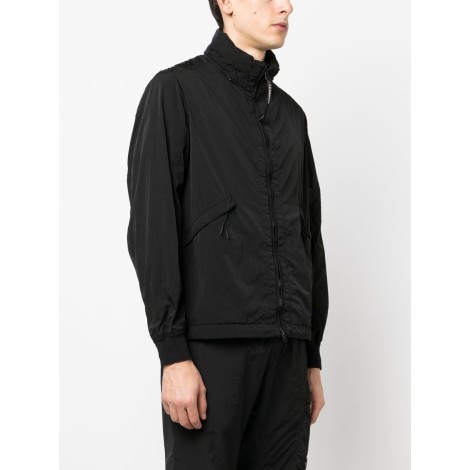 C.P. COMPANY giacca nera a collo alto con zip