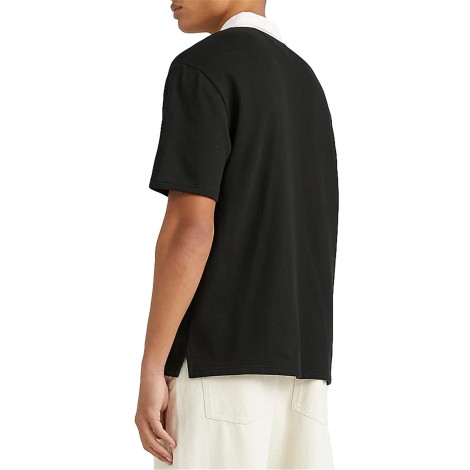 Tommy Jeans Polo Maniche Corte Uomo Black