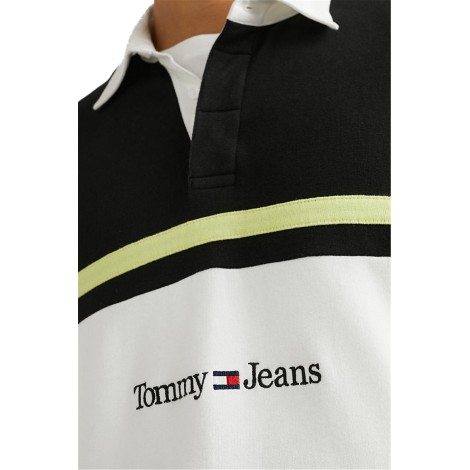 Tommy Jeans Polo Maniche Corte Uomo Black