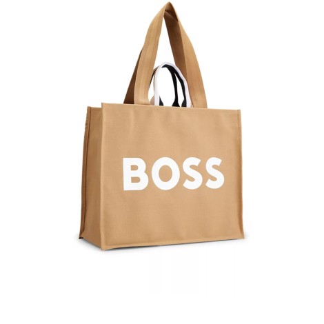 Boss Borse A Mano A Mano Unisex Medium Beige