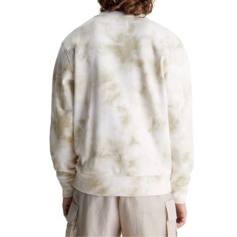 Calvin Klein Jeans Felpe Girocollo Uomo Tie Dye Aop