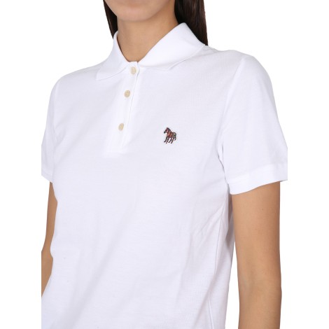 ps by paul smith polo shirt with zebra patch