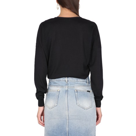 saint laurent v-neck pullover