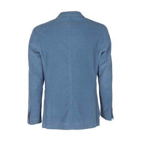 light blue velvet jacket