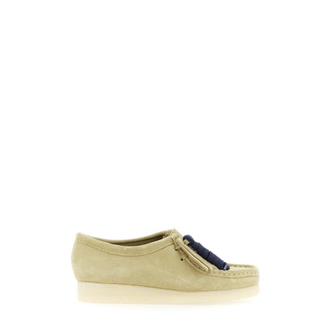 clarks wallabee lace-up shoe