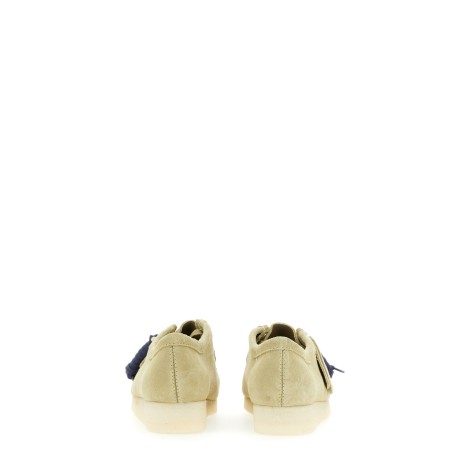 clarks wallabee lace-up shoe