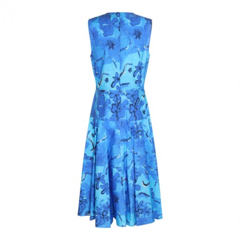 Marni - Blue Cotton Dress