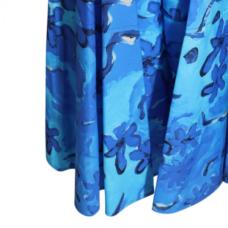 Marni - Blue Cotton Dress