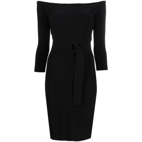 Norma Kamali Off-The-Shoulder Midi Dress