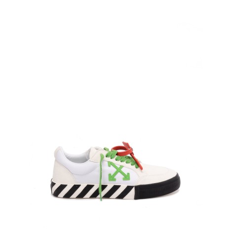 Off White `Low Vulcanized Suede/Canvas` Sneakers