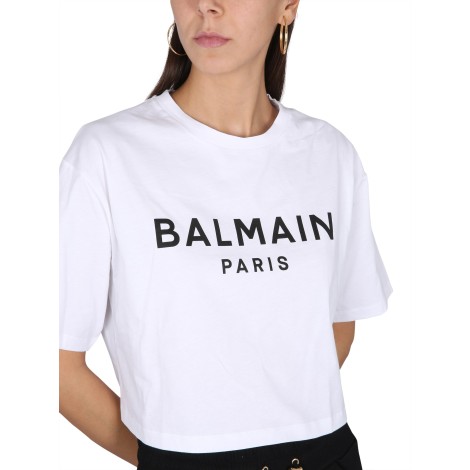 balmain cropped t-shirt