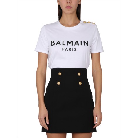 balmain crewneck t-shirt