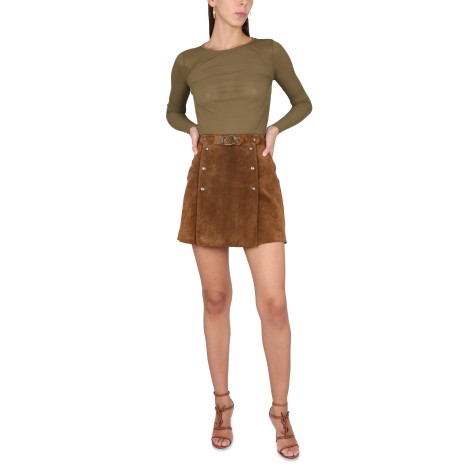 saint laurent short jersey top