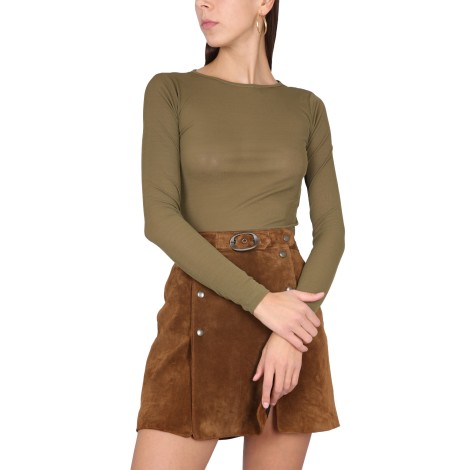 saint laurent short jersey top
