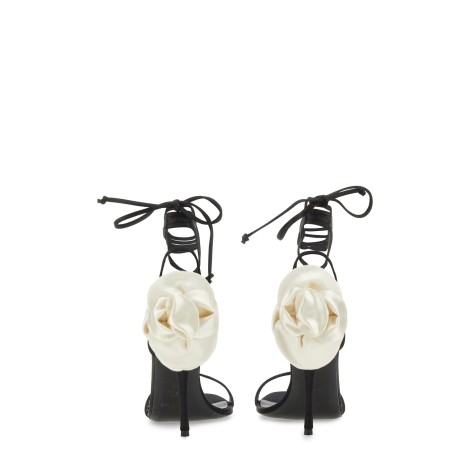 magda butrym sandal with flower detail