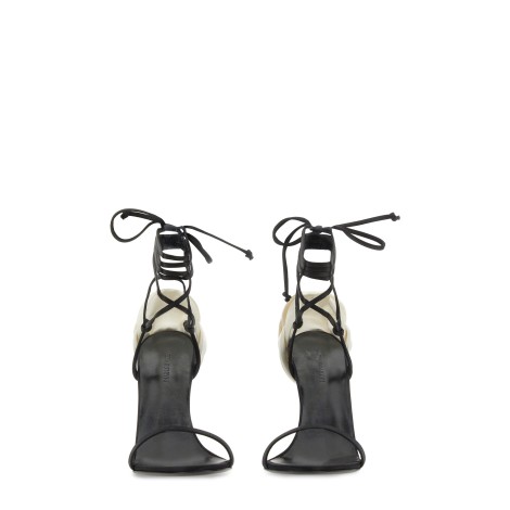 magda butrym sandal with flower detail