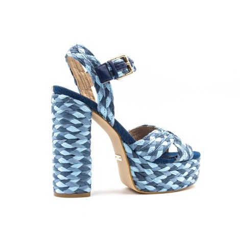 Sandalo Donna Blue GUESS Pelle